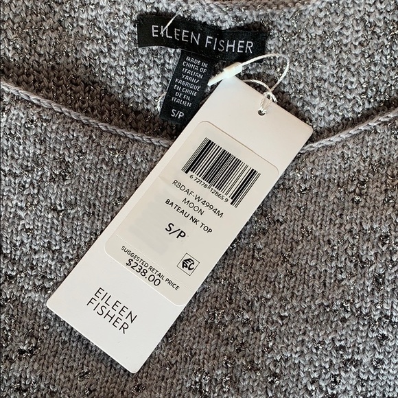 NWT Eileen Fisher Sparkle Merino Sweater - Picture 7 of 8